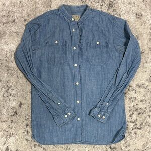 Jack & Jones Denim Blue Button Down Shirt